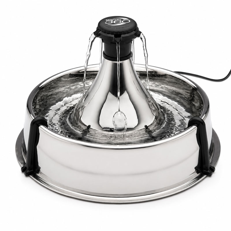 Drinkwell 360 stainless steel pet water fountain for cats and dogs